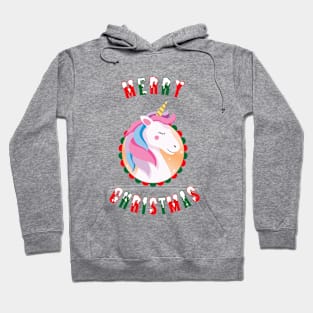 Christmas unicorn Hoodie